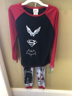 New youth girls super hero pjs size large