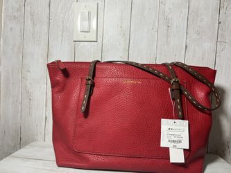 $35.00 New Liz Claiborne Elizabeth Tote, Women's, Core Red Original $60