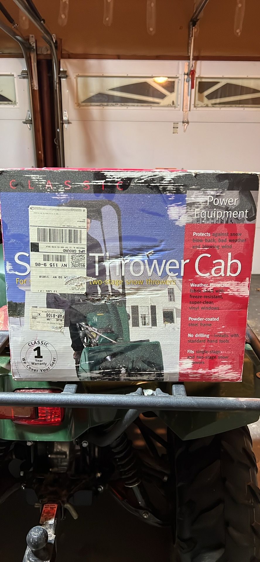 Snow Thrower Cab