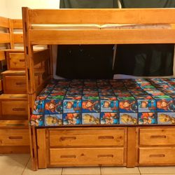 Full Size Bunk Bed With Trundle And Dresser