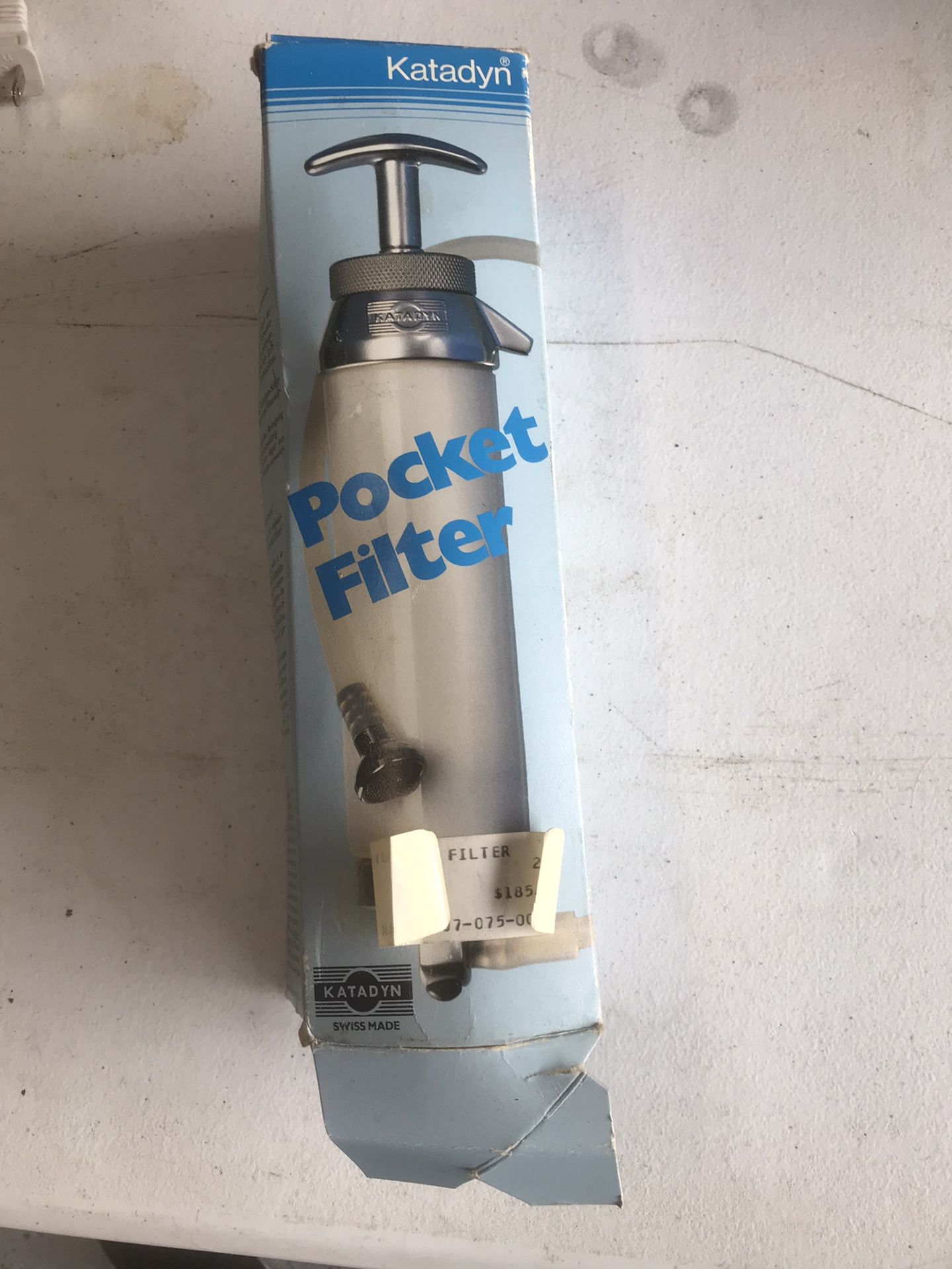 New camping hiking pocket filter