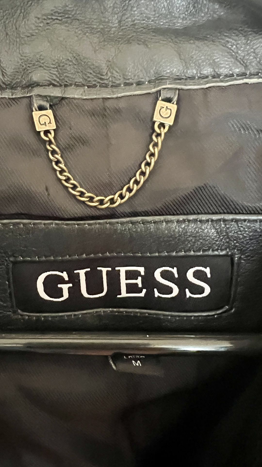 Guess Real Leather Jacket