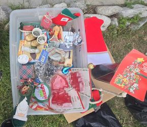 Huge Christmas Decorations Lot