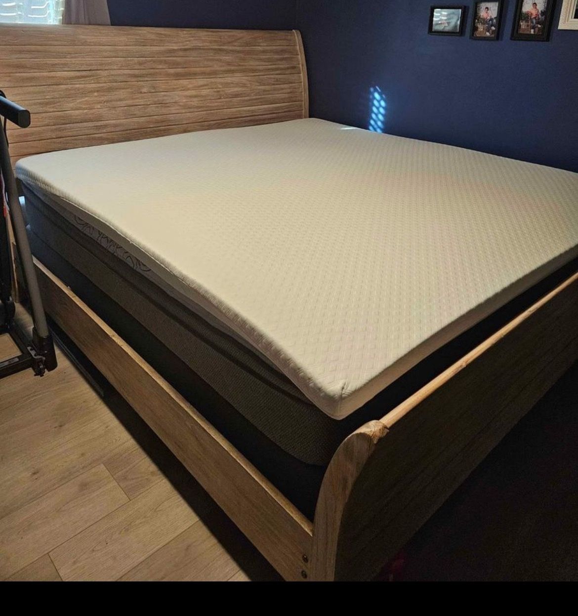 King bed room set mattress and bed frame