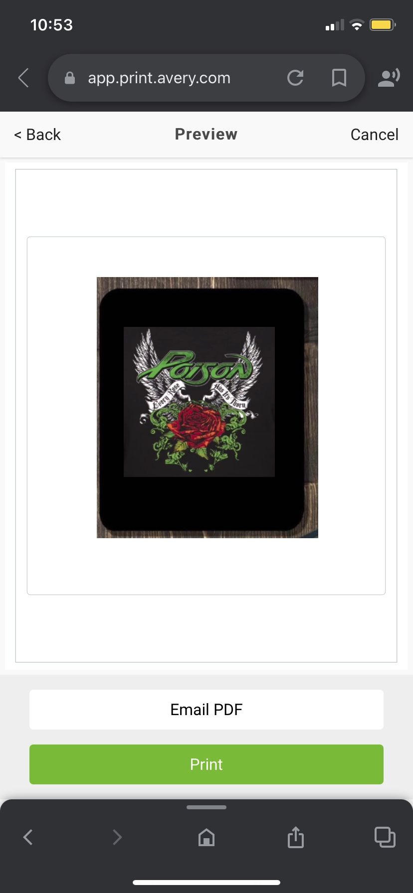 Poison Mouse Pad 