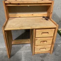 Solid Pine wood Desk & Chair Set