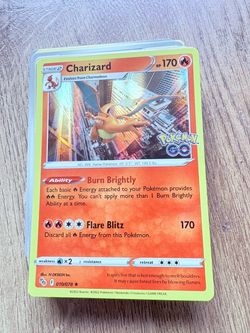 Charizard Holo Pokémon GO Card 010/078