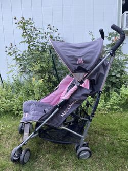 Maclaren Quest Sport Stroller 2009 Charcoal Pink