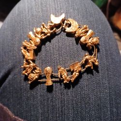 TOFA Gold Soccer Bracelet