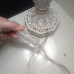 Lamps Sat Of 2 Light Wood Lamps 