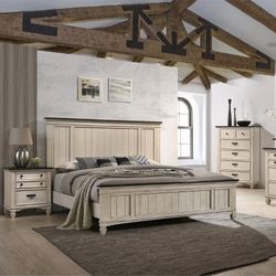 Brand New! 7pc Queen/king Bedroom Set 😍/ Take It home with Only $39down/ Hablamos Español Y Ofrecemos Financiamiento 🙋‍♂️ 