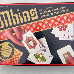 Mhing Card Game 1983 Vintage Classic Based on mAh Jongg Suntex