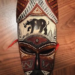 Western African Wall Mask Decor