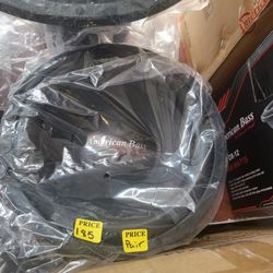 2 American Bass 10" New