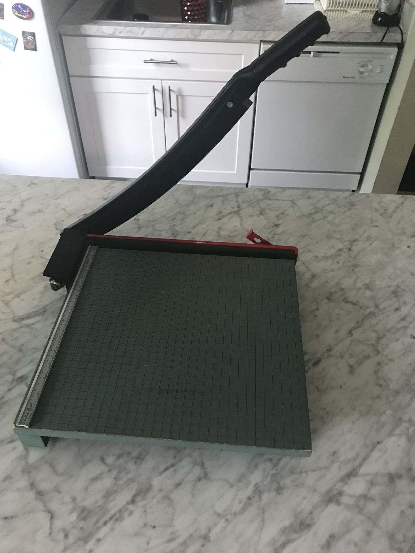 Paper cut machine.