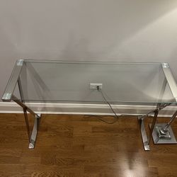 Modern Glass Console Table 