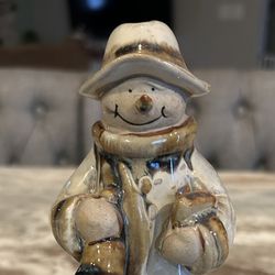 Snowman Tea Light Decor 