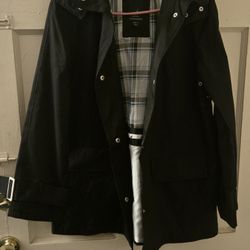 Authentic Nautica Women's Hooded Jacket, Black