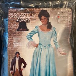 Colonial Woman Costume Large 