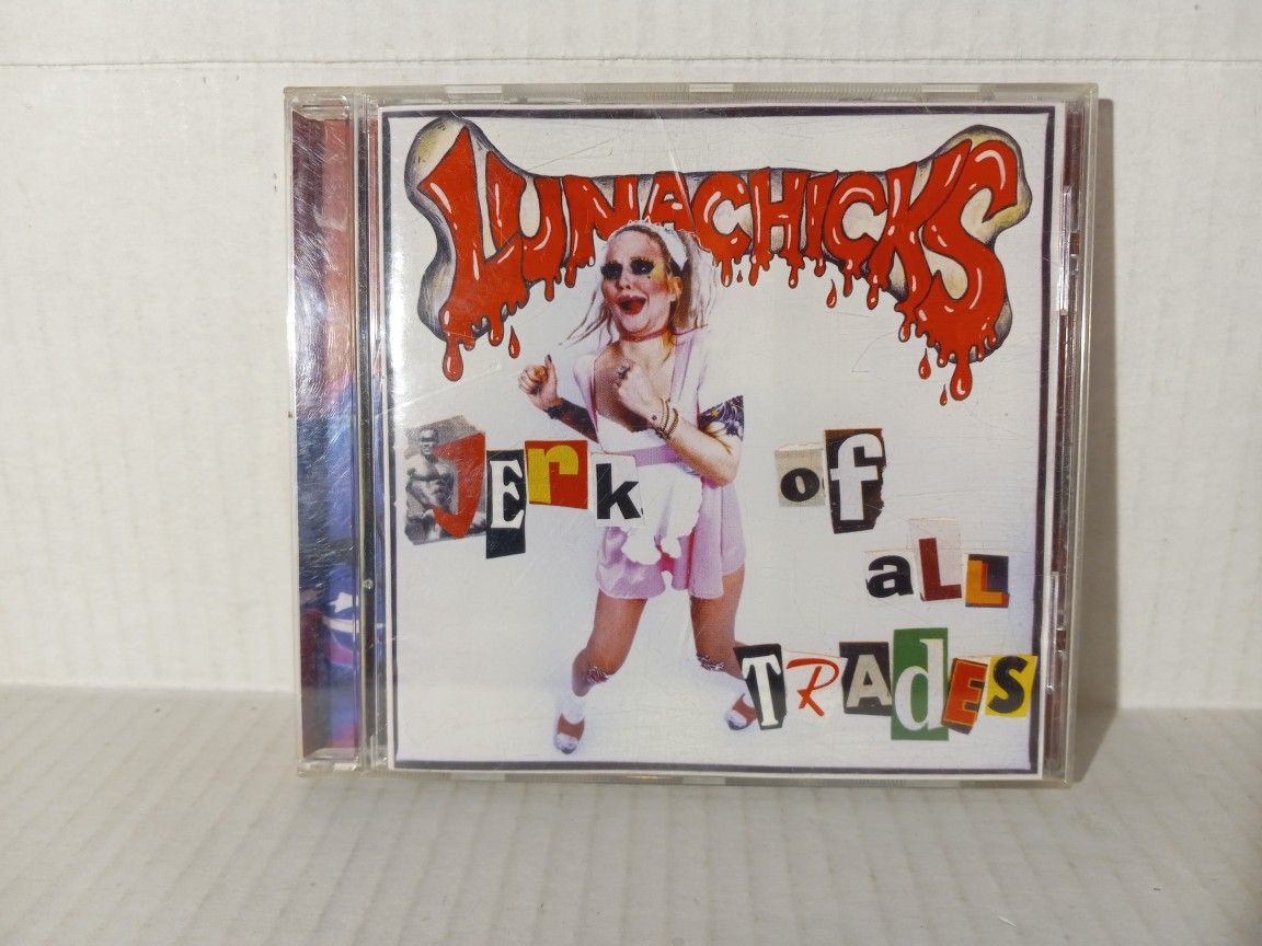 LUNACHICKS: JERK OF ALL TRADES CD - 1995 - GO KART RECORDS - FREE SHIPPING