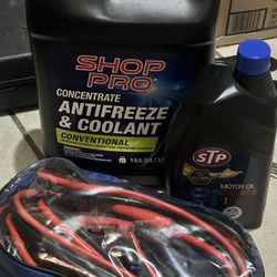 Antifreeze&motor Oil&jumping Cables