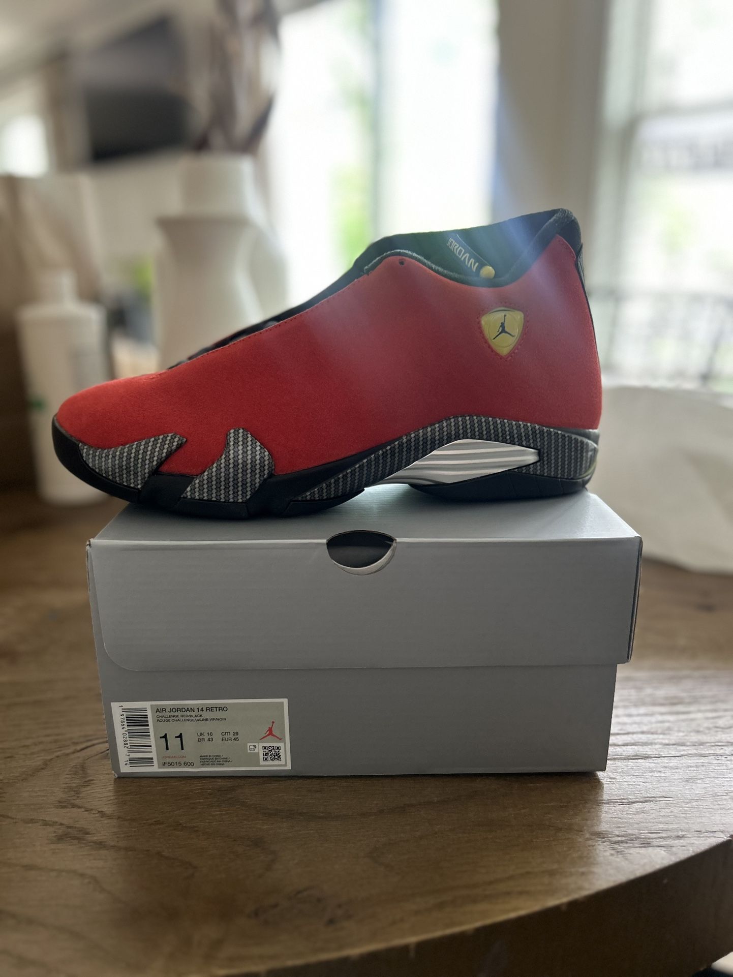 Jordan Retro 14 Ferrari Size 11