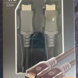 G.E. PREMIUM HDMI HIGH SPEED ETHERNET CABLE. CERTIFIED.  4 FT.