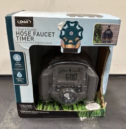 Orbit 1 Dial 4 Outlet Hose Faucet Timer 56545 Lawn Water Landscape