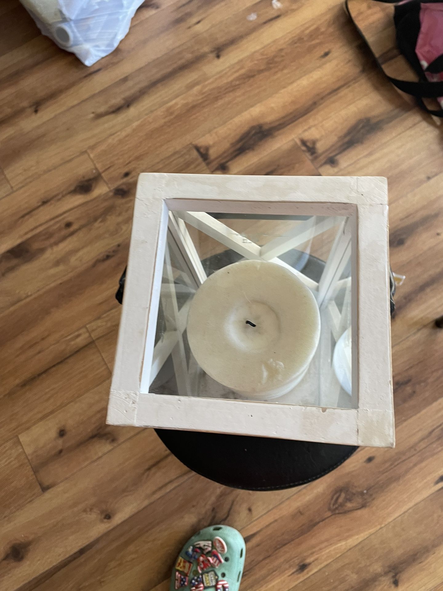 Candle Holder With A Candle Inside