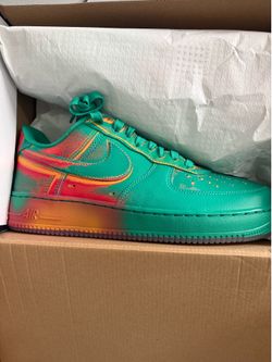 Air Force ones green stadium heat map size 10