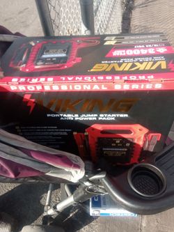 Viking portable jump starter battery pack 3400 series