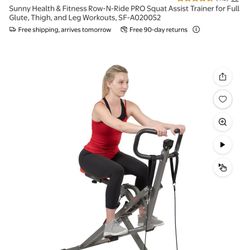 Sunny  Fitness Chair Row And Ride