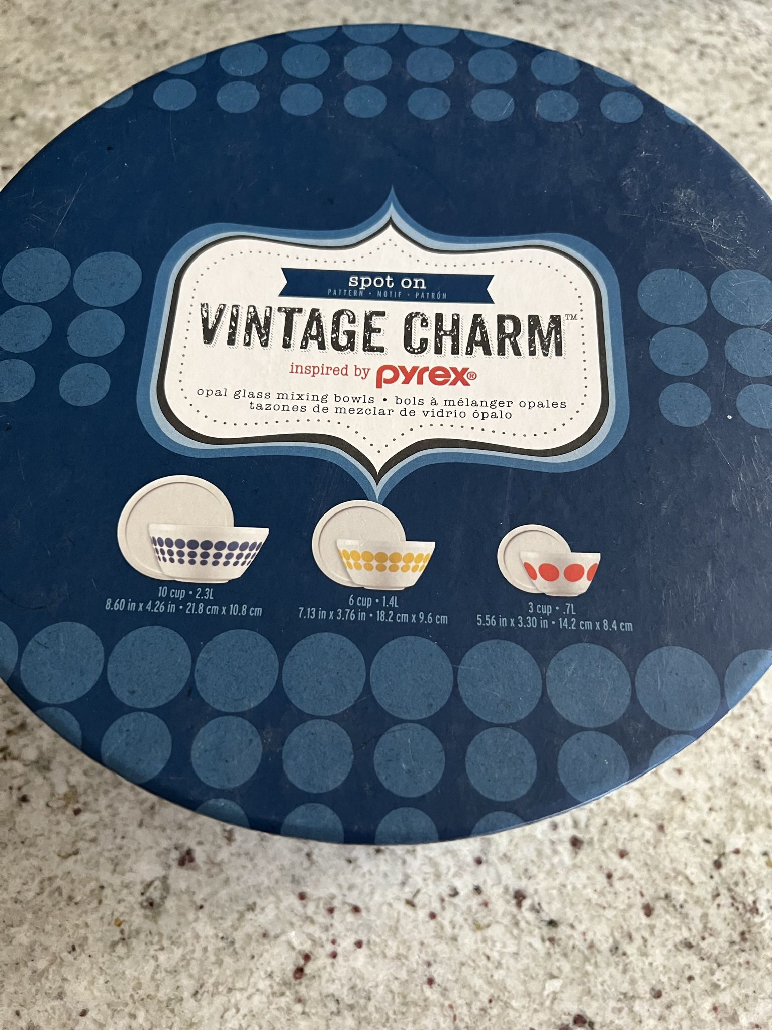 Vintage Charm Dot Bowls