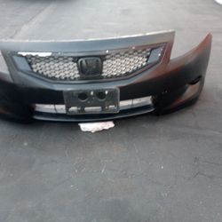 2008-2012 Honda Accord Coupe (2 Doors) Front Bumper With Grill And Fog Lights Accessories Oem.
