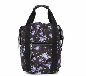 Booker School Backpack MADDEN GIRL Backpack Black Floral Botanical