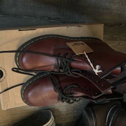 Dr Martens Cherry Red Boots