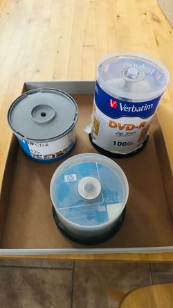 HP CD-R and Verbatim DVD-R Disc Spindles