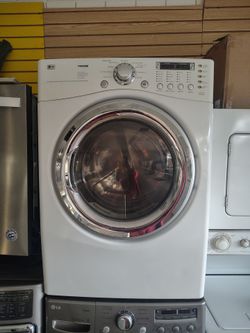 LG gas dryer auto sensing dry super capacity In Excellent Working Condition