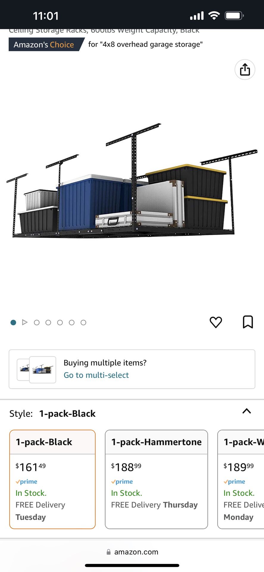 FLEXIMOUNTS 4x8 Overhead Garage Storage Rack for Sale in Los Angeles, CA -  OfferUp