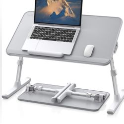 Leather Lap Desk Laptop Bed Table 
