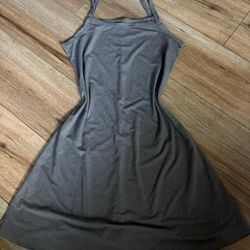 Small Grey Plain Dress 