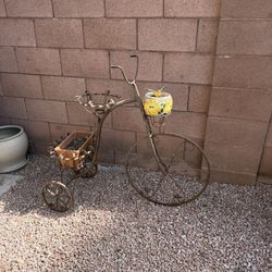 Metal Bicycle Planter Holder
