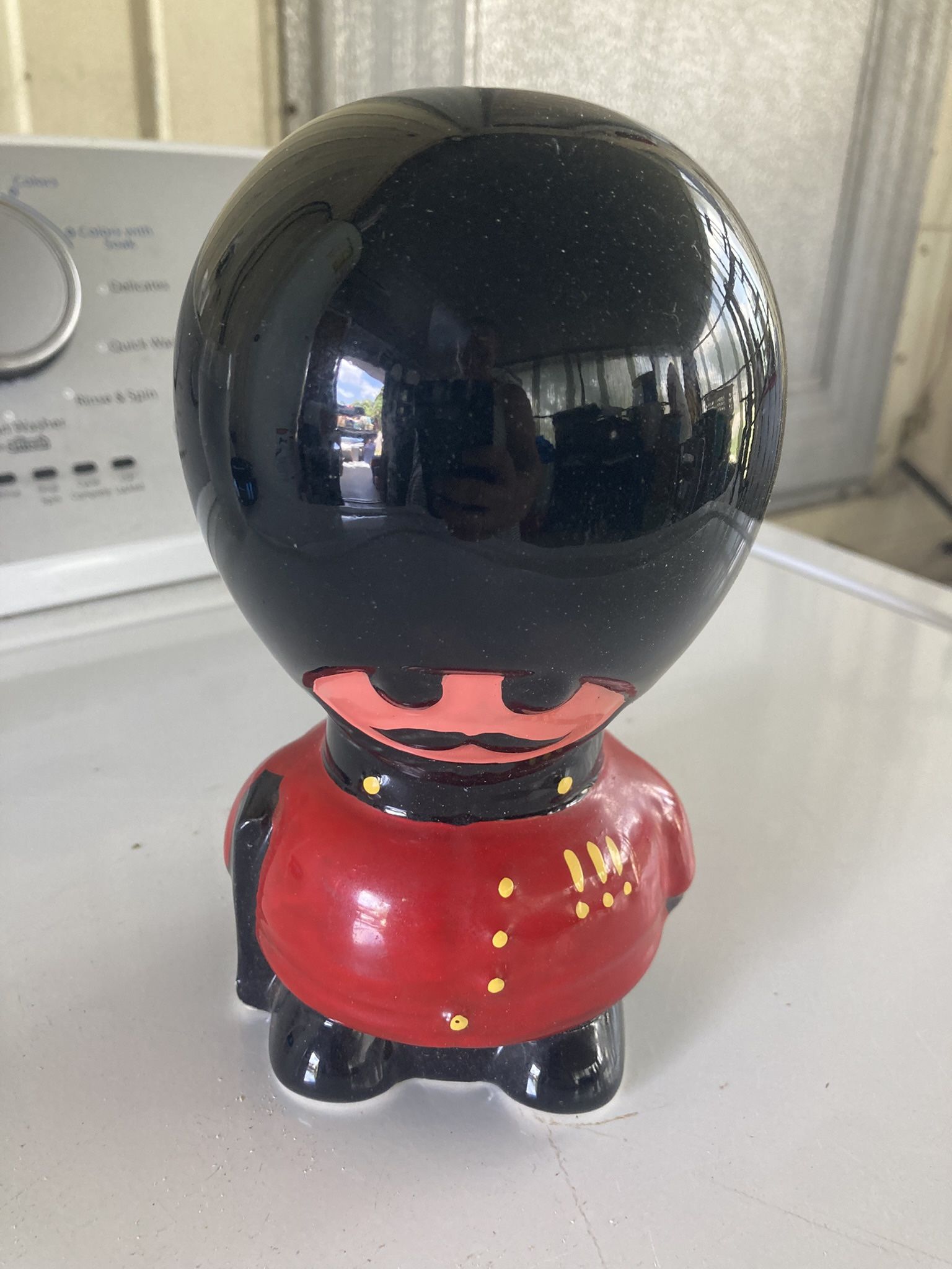 Vintage Coin Piggy Bank Little Small Russian British Soldier