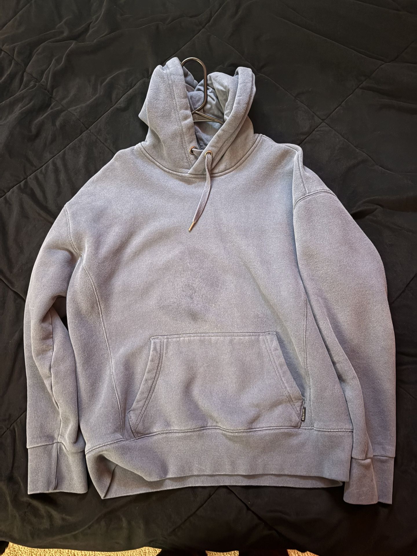 Dark Washed Blue Hollister Hoodie Size Medium