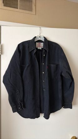 Woman’s Levi’s Jean Shirt Size M Black Color