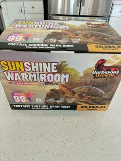 Brand new Sunshine room basking room for turtles