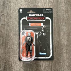 In Hand, Brand New, Never Opened - Hasbro - Star Wars - Vintage Collection - The Mandalorian - Mandalorian (Imperial Base) - VC # 312A- 3.75” Inch Act