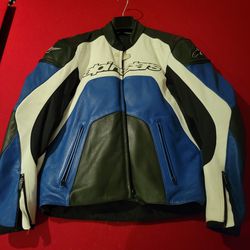 Alpine Stars Leather Motorcycle Jacket 