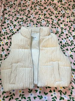 Hollister Cable Knit Puffer