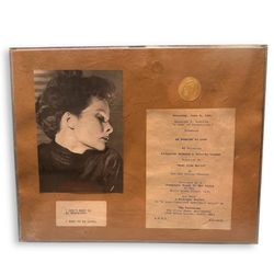 Handmade 80s Katherine Hepburn West Side Waltz Philadelphia Story Shadow Box
